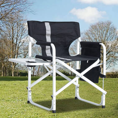 Folding camping 2024 directors chair aluminium